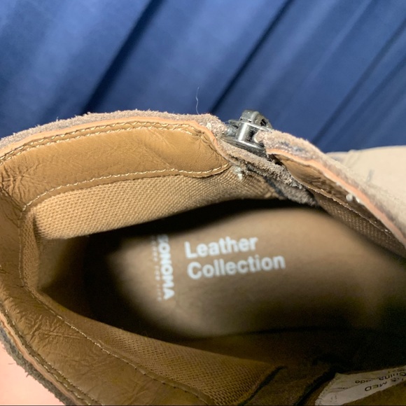 Sonoma Suede Boots double zipper New Without Tags - Picture 6 of 6